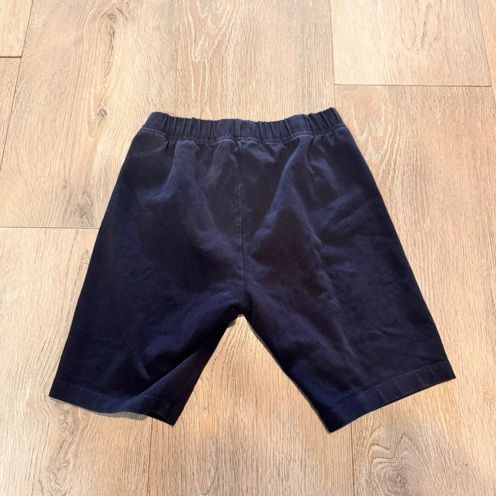 Lands End Girls Bike Shorts Size Large L (10-12) Black‎ Athletic Activewear